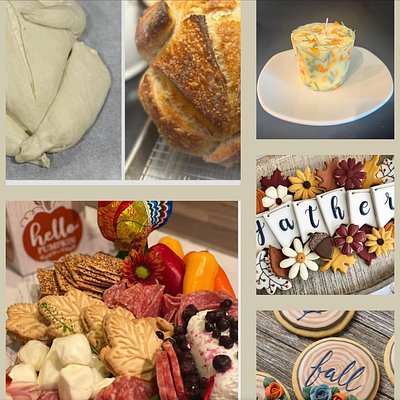 Thanksgiving Turkey Sourdough & Butter Candle /Charcuterie Board