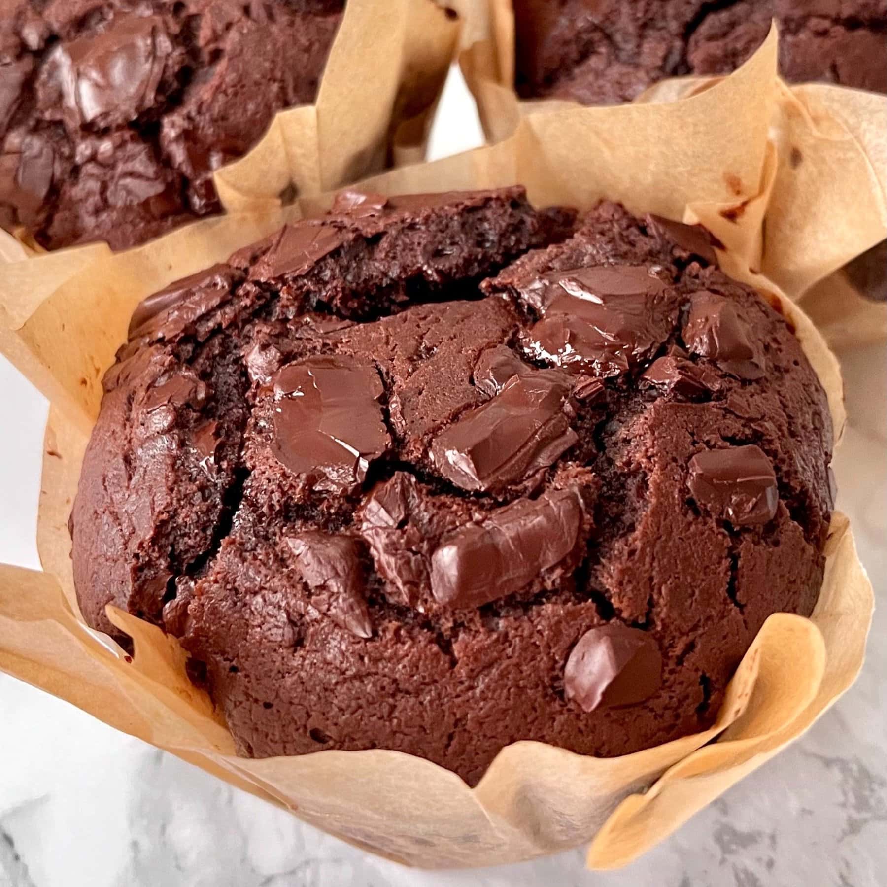 Double Chocolate Chip Muffins 
