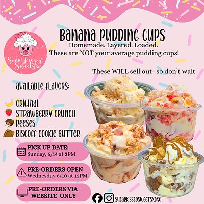 12 Oz Banana Pudding