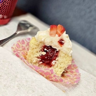 Strawberry Shortcake Cupcake