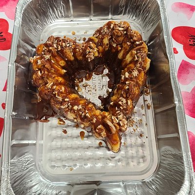 Heart Shaped Traditional Chocoflan 