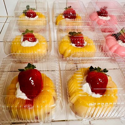 12 Mini Vanilla Gelatin Dessert / 12 Mini Gelatinas 