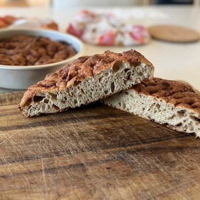Apple Fritter Focaccia