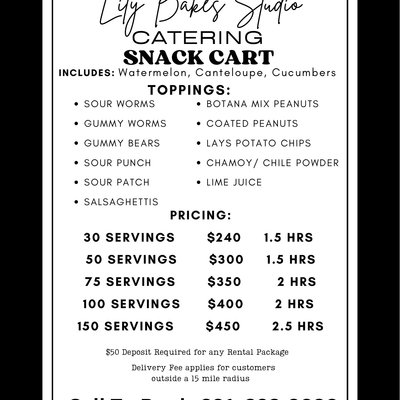 Snack Cart