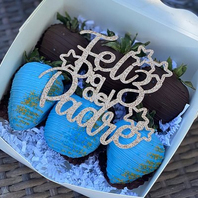 6ct Dipped Strawberries 