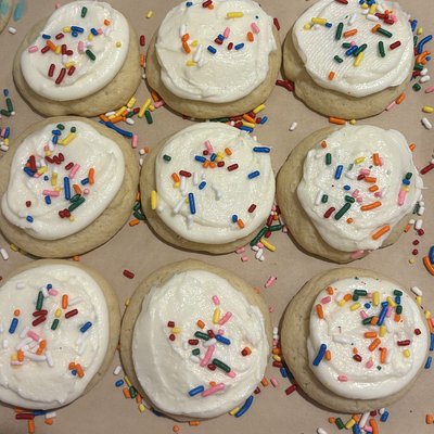 Frosted Sugar Cookies