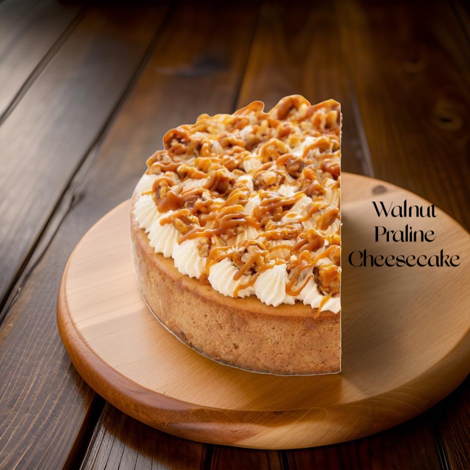 Walnut Praline Cheesecake