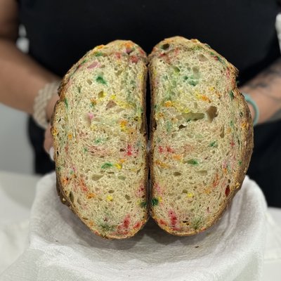Funfetti Sourdough Loaf
