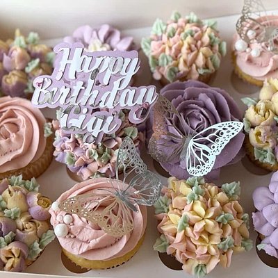 Floral Cupcakes 