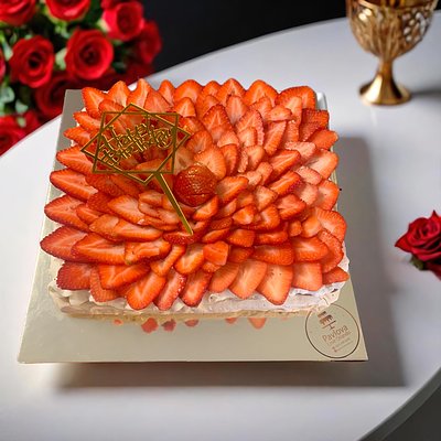 Pavlova Mediana Cuadrada/Pavlova Medium Square (10 a 12 Porciones)