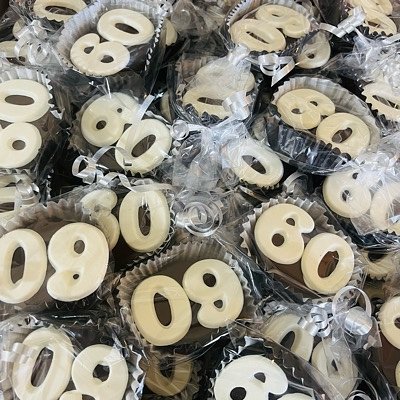 Chocolate Covered Number Oreos