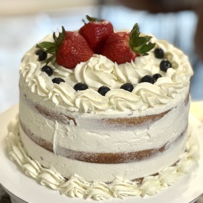 Berry Chantilly Cake (3 Tiers, 9”)