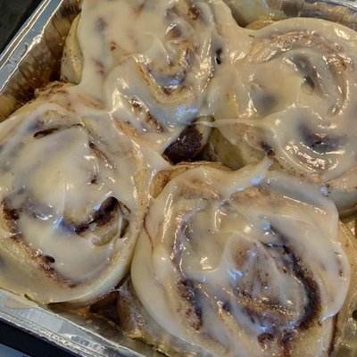 Sourdough Cinnamon Rolls W/ Maple Frosting