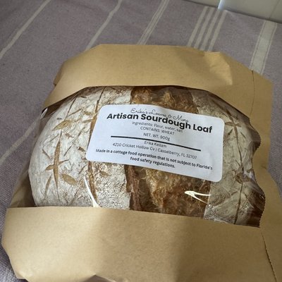 Original Artisan Style Sourdough Loaf