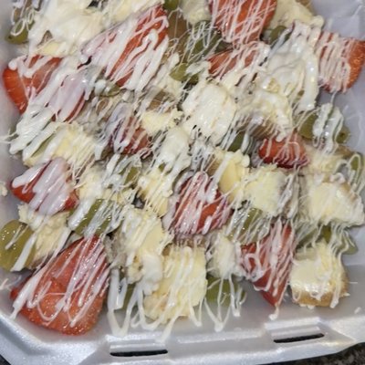 cheesecake fruit salad🍓🍰