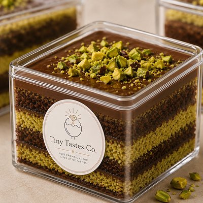 Dubai Chocolate Cake Individuals 
