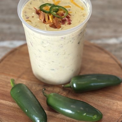 Chicken Jalapeno Popper Soup 