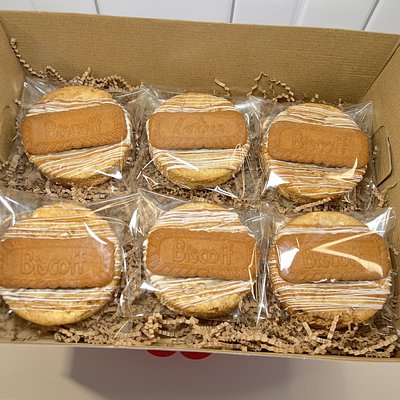 4-Inch Gourmet Biscoff Cookies (1/2 Dozen) 