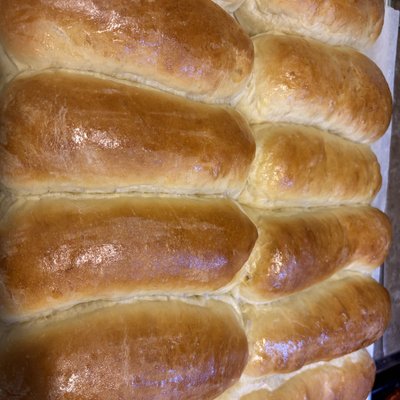 Sourdough Hot Dog Buns  