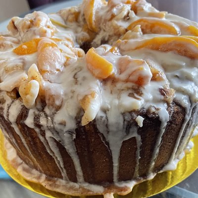Peach Cobbler Pound Cake