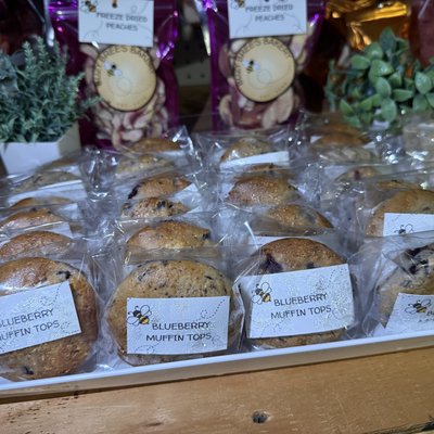 Blueberry muffin tops