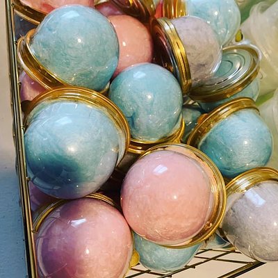 Cotton Candy Glitter Bombs