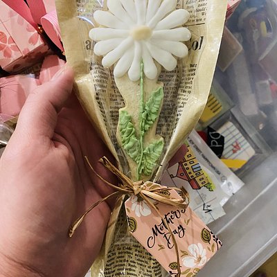 Mother’s Day/Teacher Appreciation Single Flower Cookies 