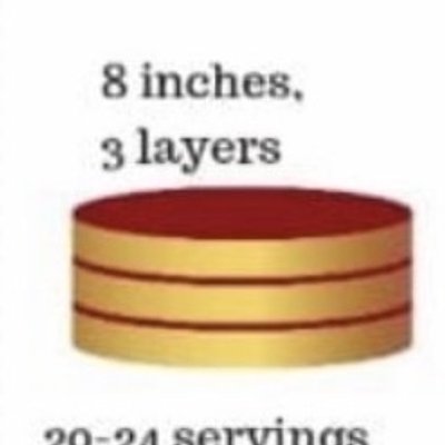 8” -3 Layer Cake 