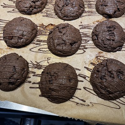 Triple Chocolate Cookies 