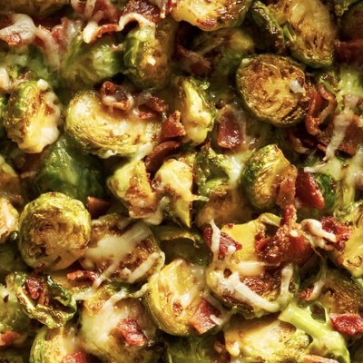 Cheesy Brussels Sprouts Casserole 