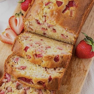 Sourdough Strawberry Bread (Mini Loaf)