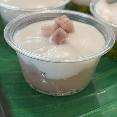 Taro Pudding with w/Coconut Cream - Small Tray