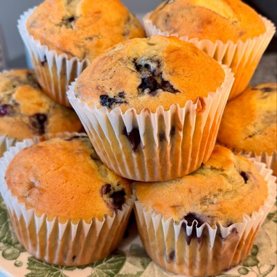 Big Blueberry Muffins