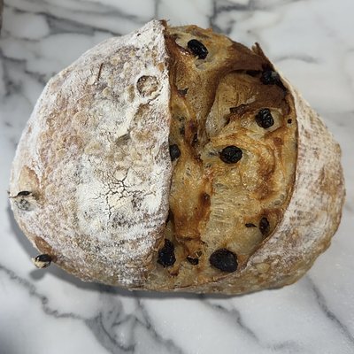 Cinnamon Raisin Sourdough Loaf