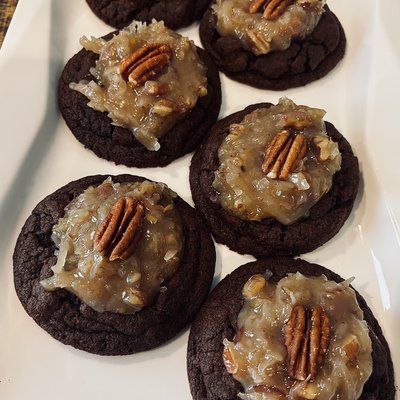 German Chocolate Cookies