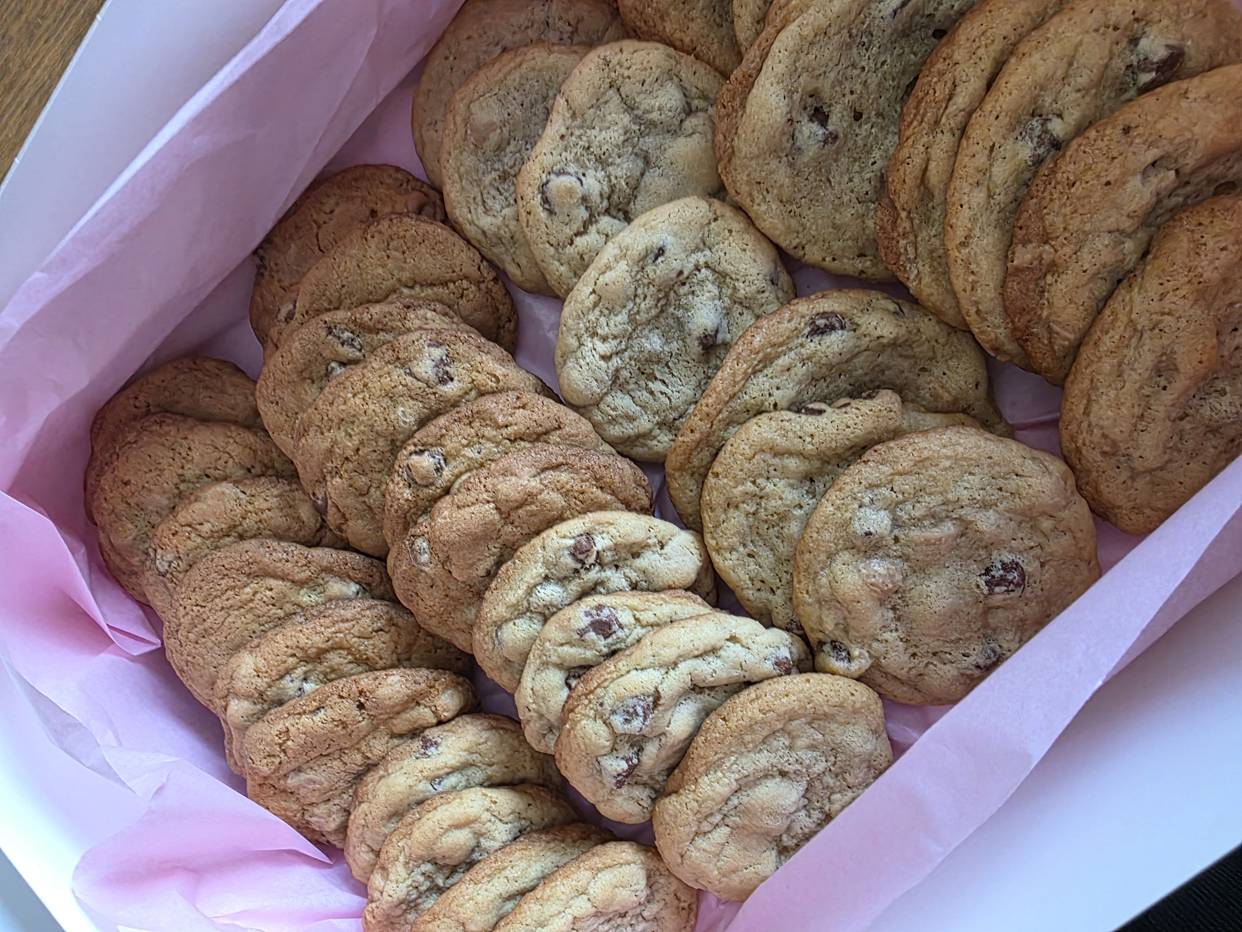 Peanut Butter Chocolate Chip Cookie Box