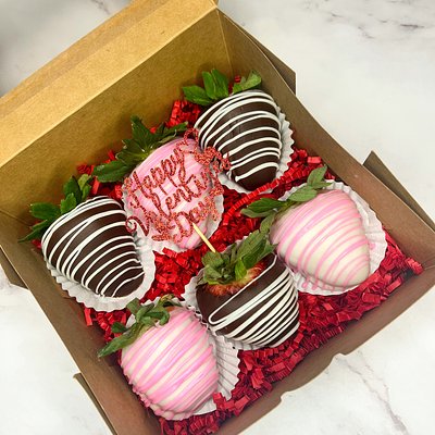 6 Vegan Chocolate Covered Strawberries 