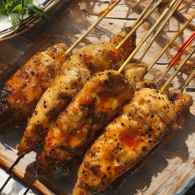 Hot & Sweet Chicken Skewers 