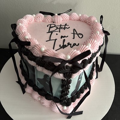 8” Heart Cake 