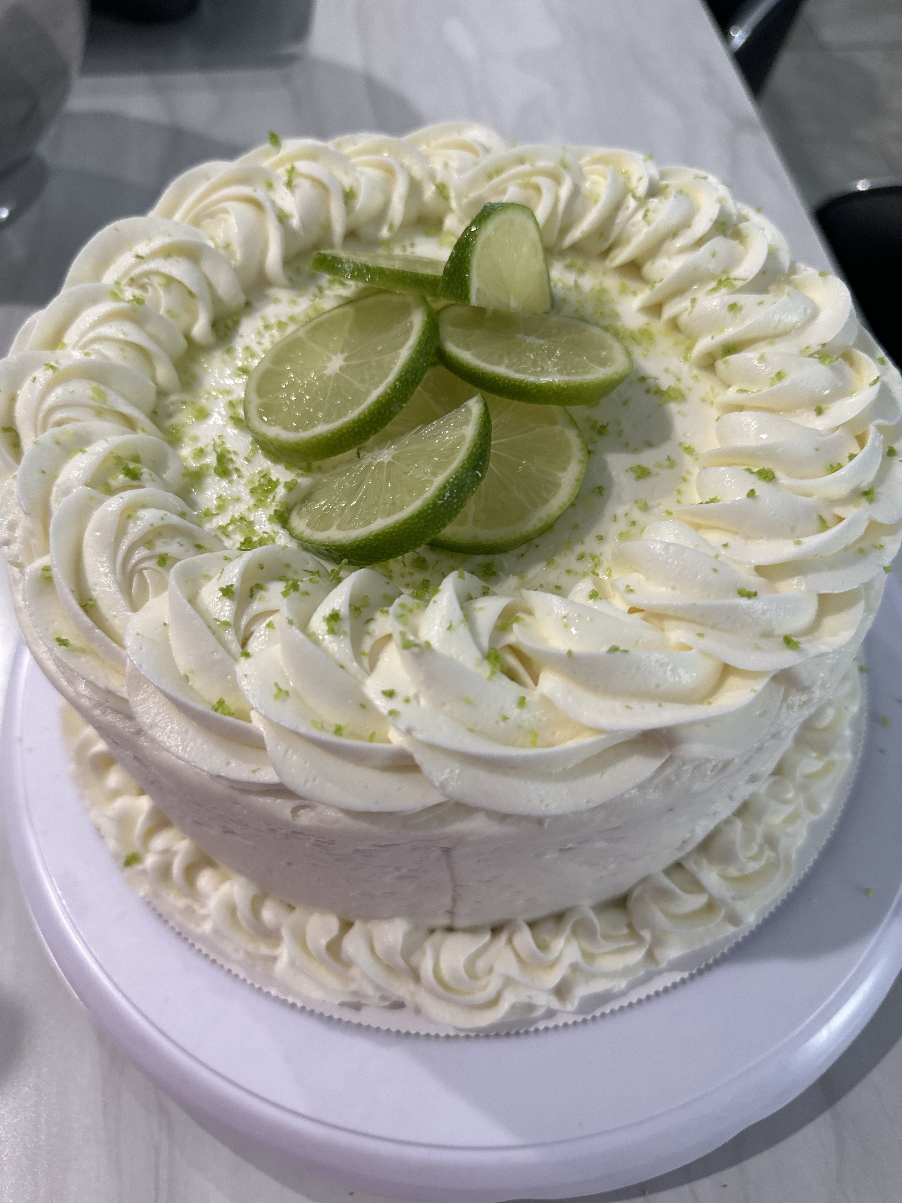 2-Layer Key Lime Cake