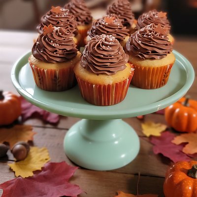 Vintage Yellow Cupcake (Half Dozen)