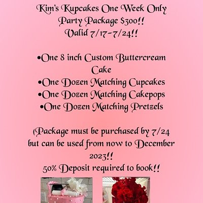 Party Package 7/17-7/24