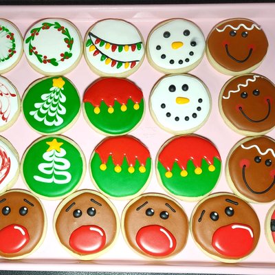 Seasonally Themed Royal Icing Sugar Cookies