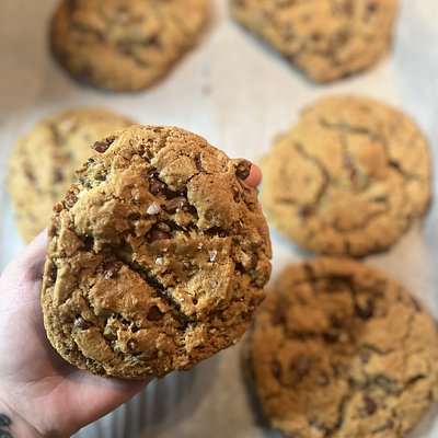 Sea Salt Chocolate Chip Cookies 