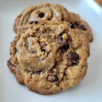 Brown Butter Toffee Chocolate Chip Cookies~Half Dozen