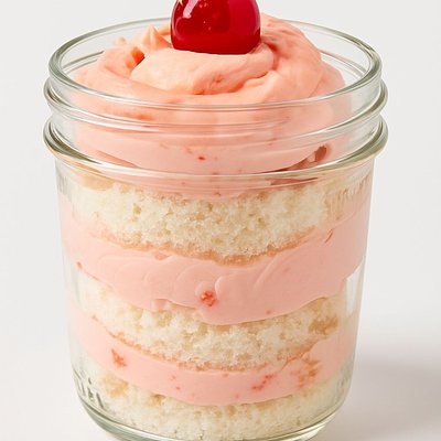 New! Almond Cherry Buttercream Jar