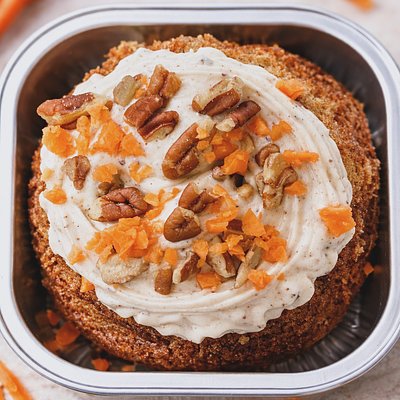 Personal Sourdough Carrot Cake 