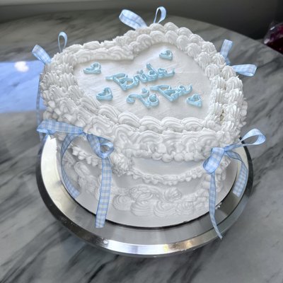 3-layer 9” Heart Cake