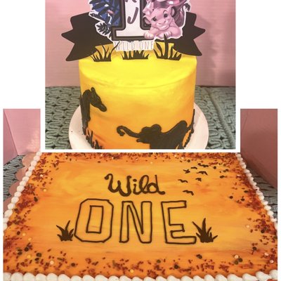 First Birthday Sheet Cake Combo 