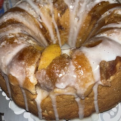 Peach Cobbler Pound Cake